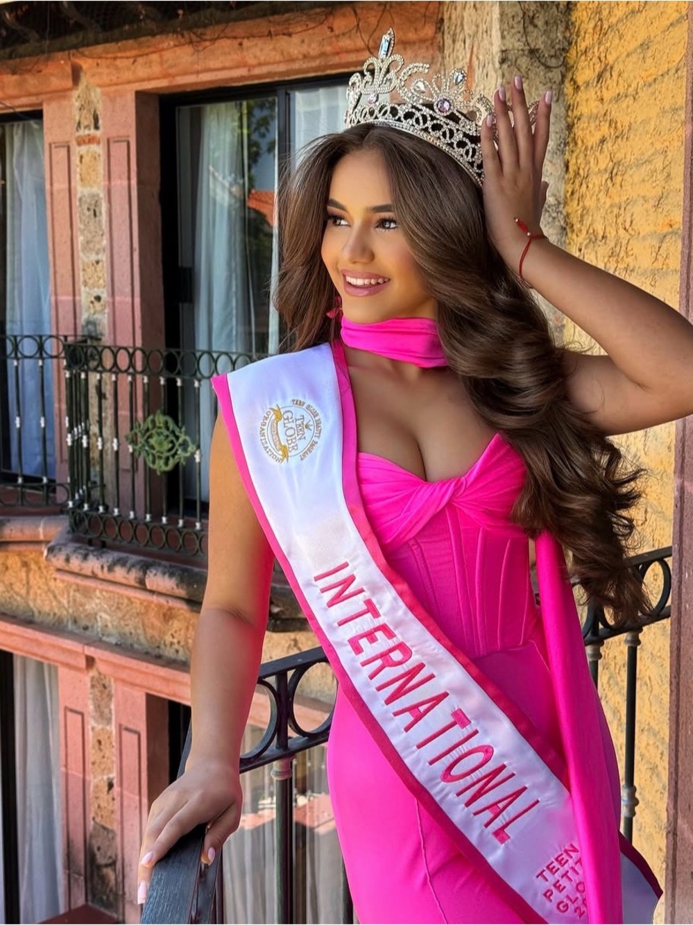 Hot Pink Pageant jumpsuit